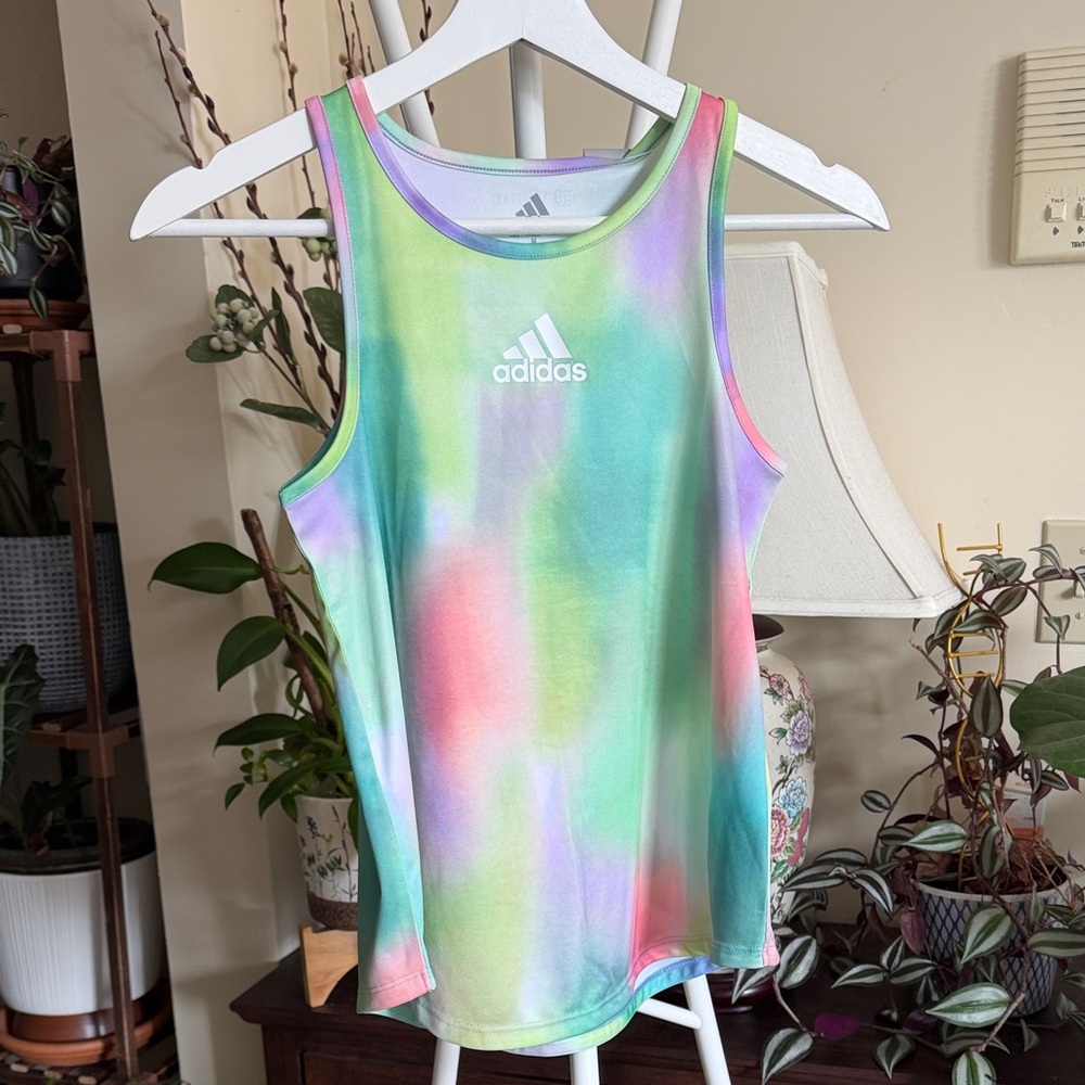 Adidas Multicolor Tie-Dye Tank Top